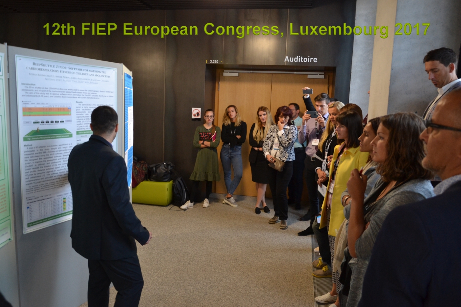 Stefan Kolimechkov at 12th FIEP European Congress at the University of Luxembourg, 2017