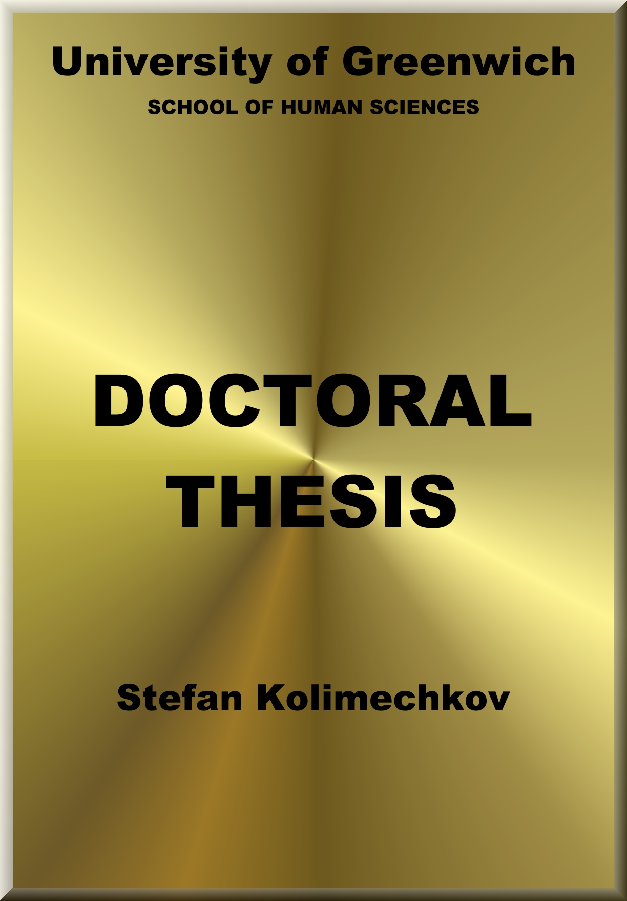 Doctoral Thesis in Human Sciences