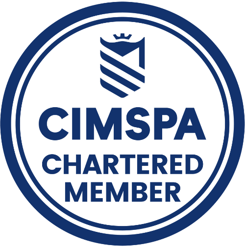 Chartered Member of the Chartered Institute for the Management of Sport and Physical Activity