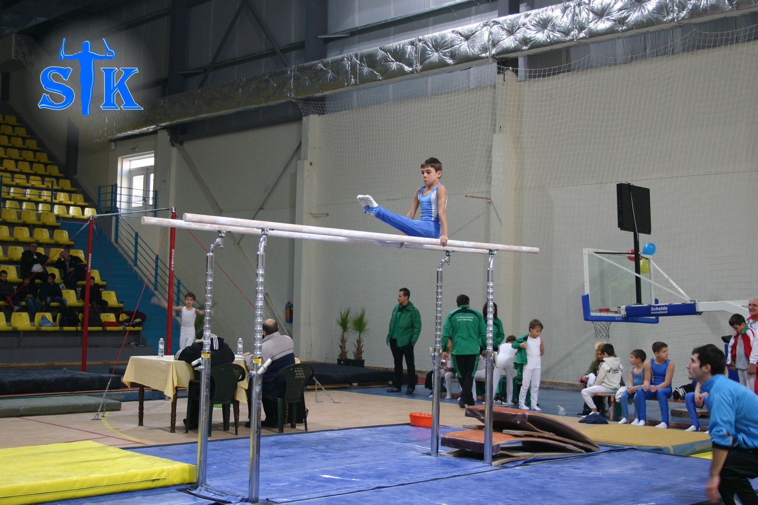 Bronze medalist on Parallel bars (Viktor Nikolov)