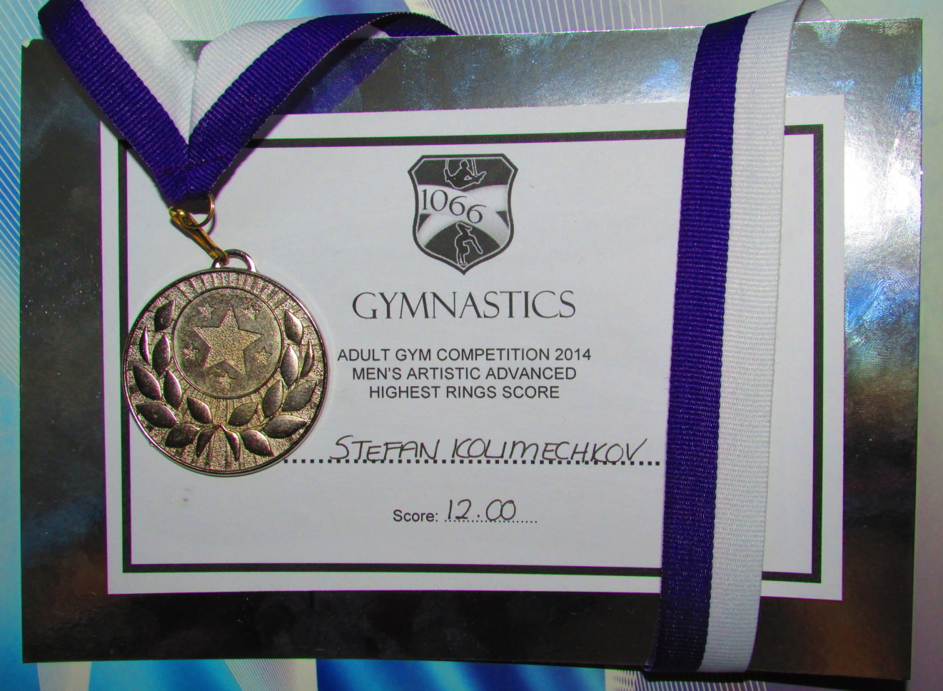 Awards by 1066 Gymnastics Academy - Stefan Kolimechkov