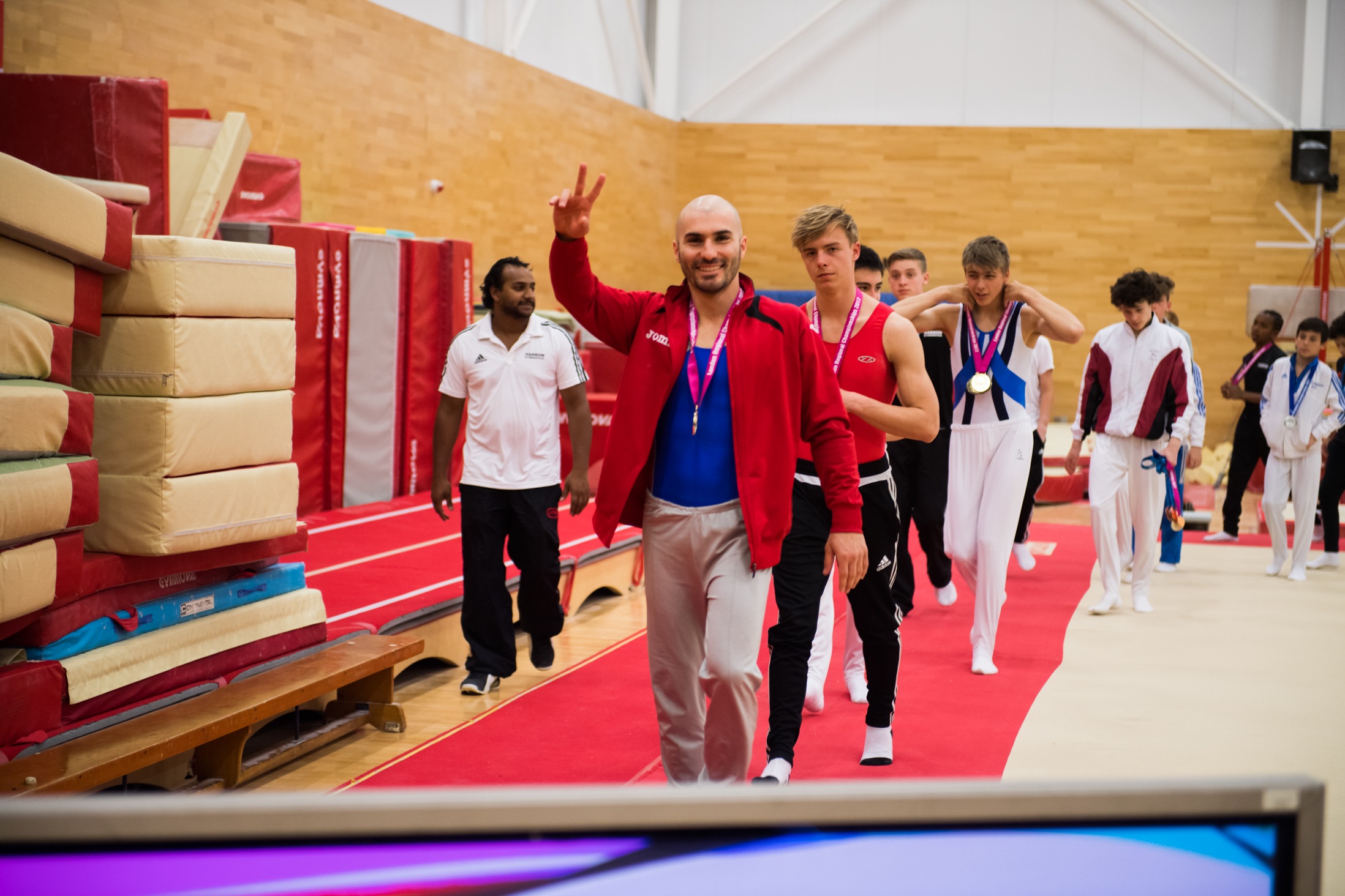 Stef from Elite Gymnastics Academy at the 2017 London Regional