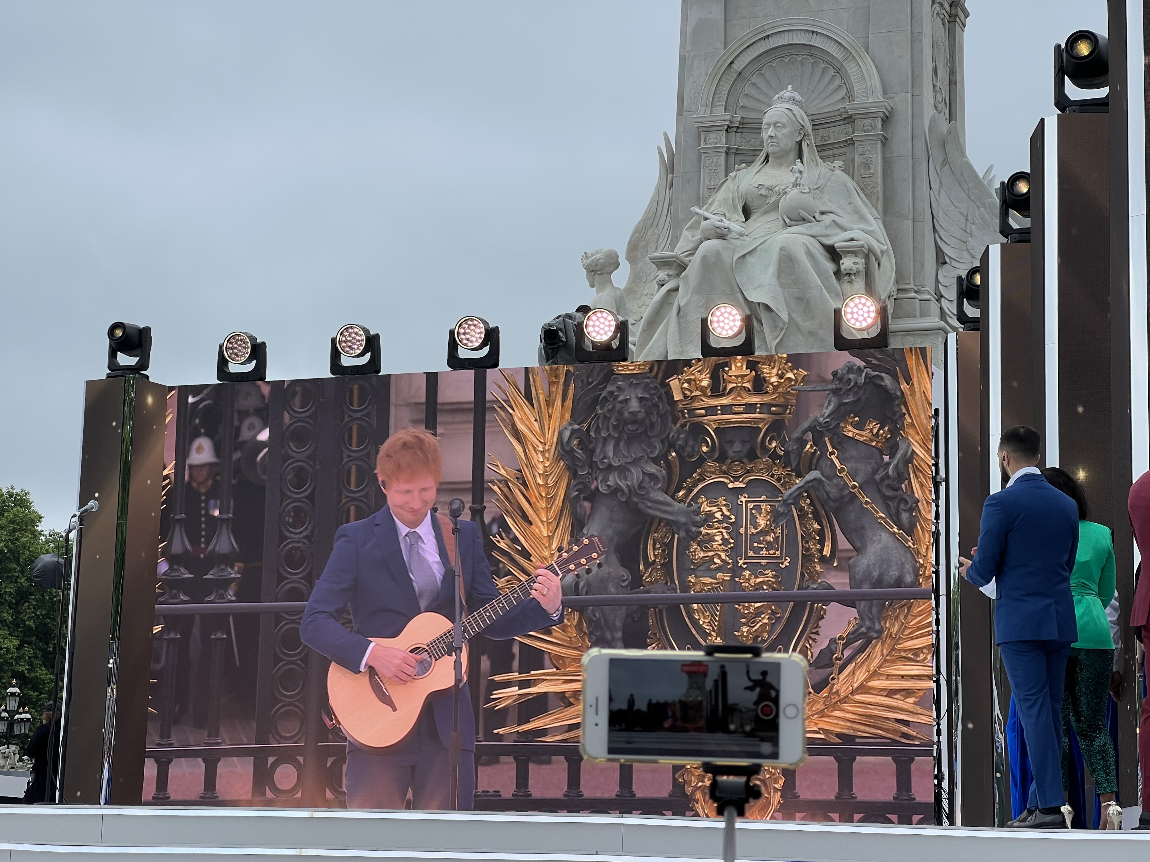 Ed Sheeran performed at the Platinum Jubilee 2022