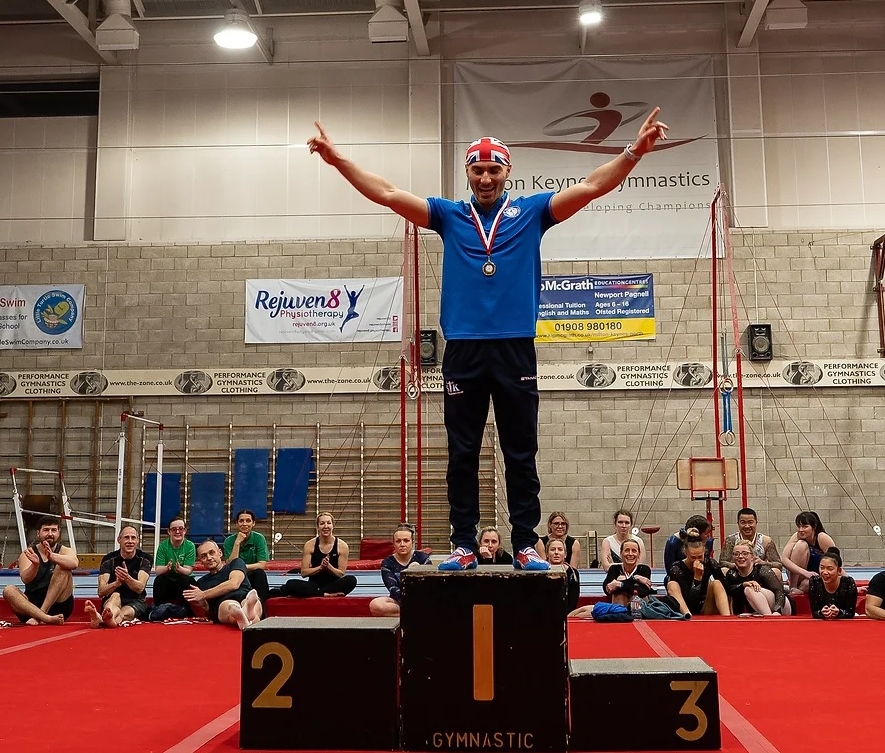 2023 Milton Keynes Gymnastics Rings Champion - Stefan Kolimechkov