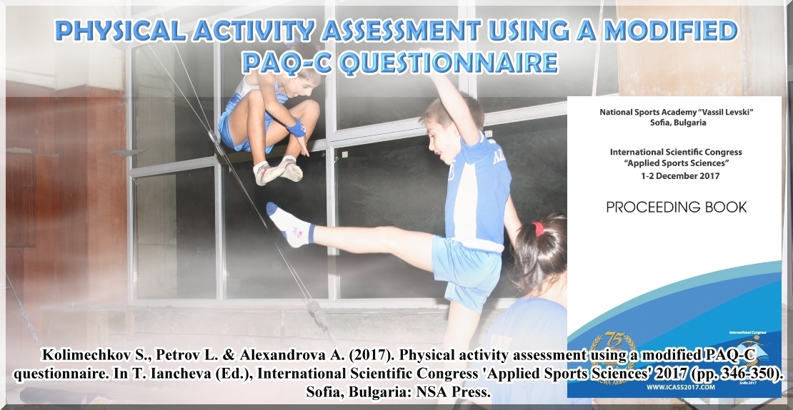 Physical Activity Assessment Using a Modified PAQ-C Questionnaire
