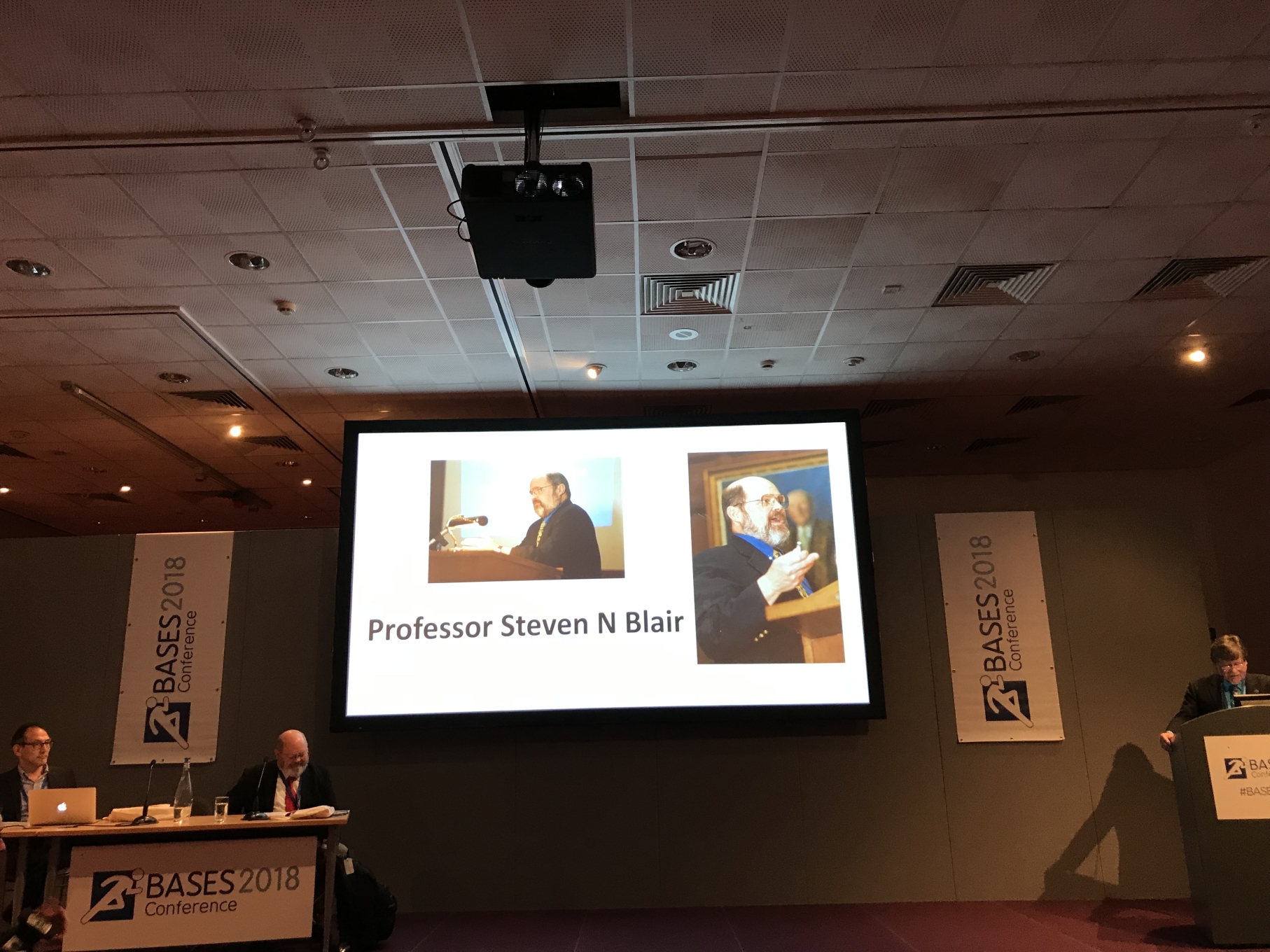 Professor Steven Blair at the BASES Conference 2018