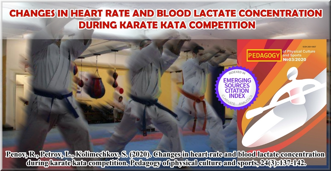 Changes in Heart Rate and Blood Lactate Concentration During Karate Kata Competition