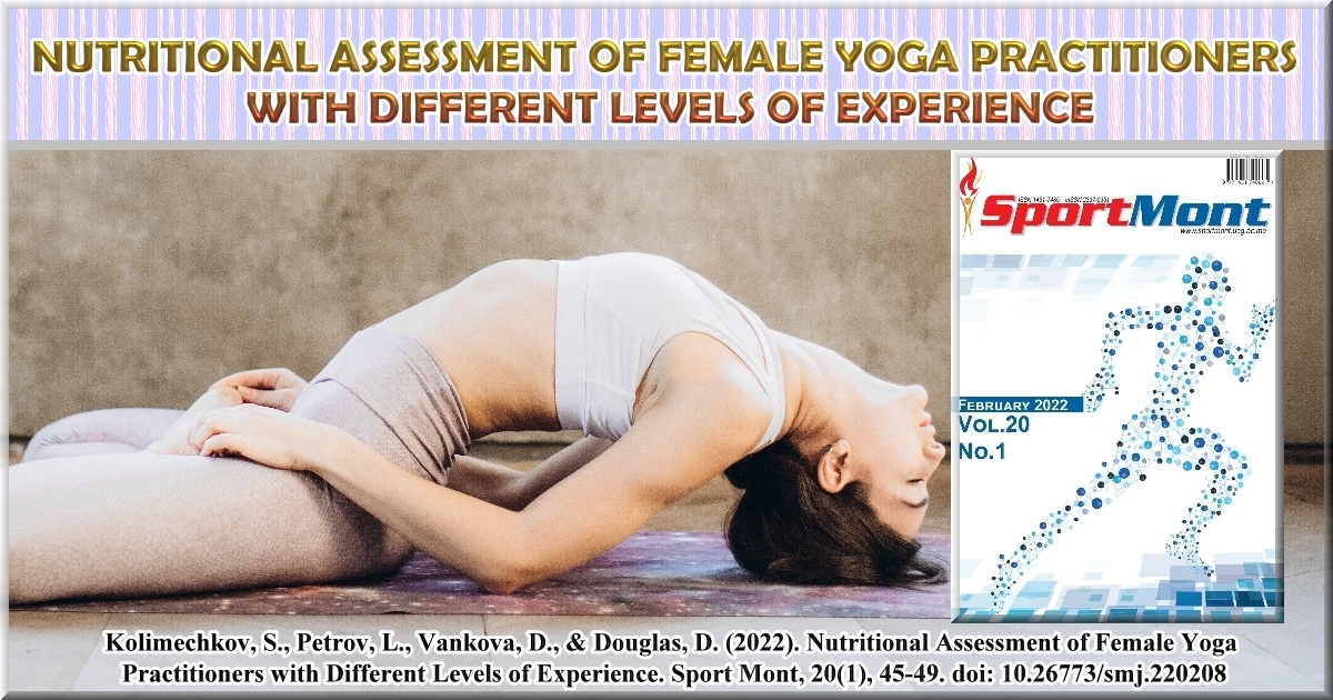 Nutritional assessment of female yoga practitioners with different levels of experience