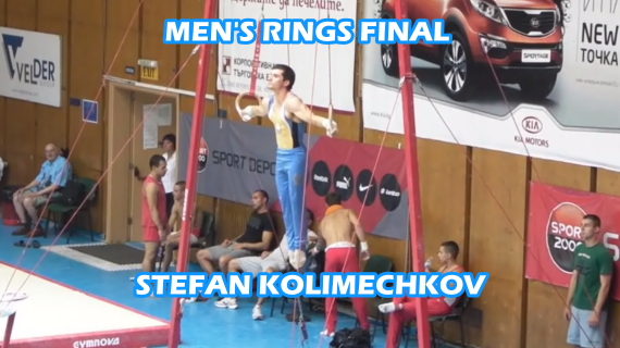 Men's Rings Final Stefan Kolimechkov 2012